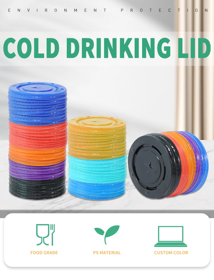 90mm PS Lid for Cold Drink Coffee