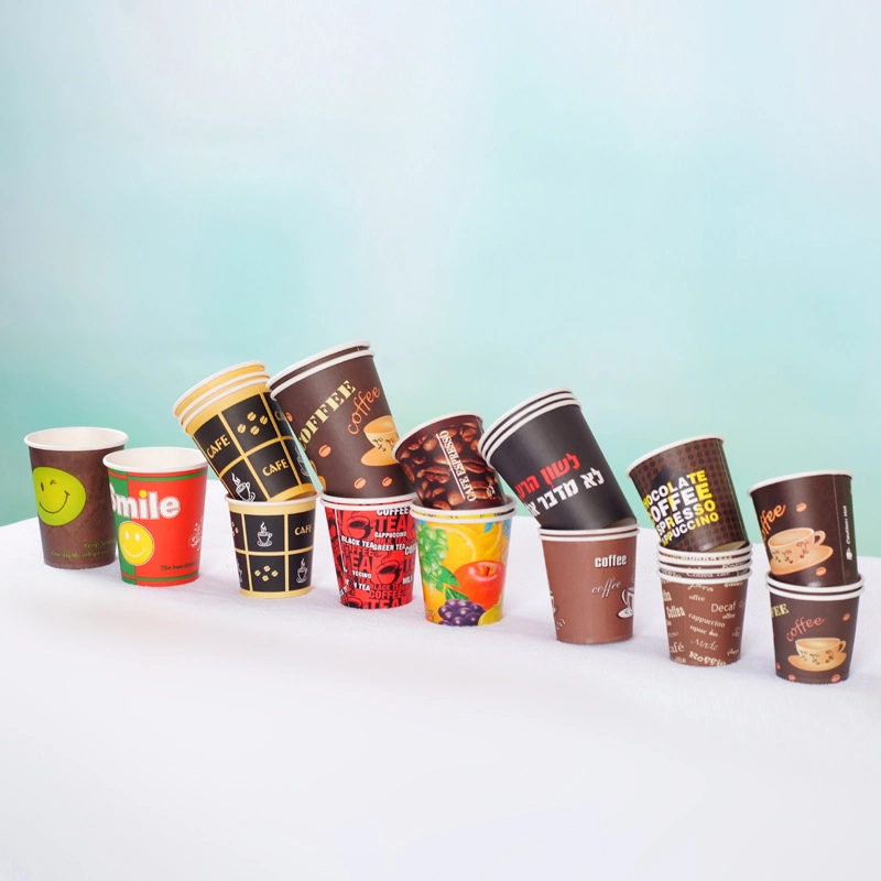 Anqing 2.5oz/3oz/4oz/6oz/6.5oz/7oz/8oz/9oz/10oz/12oz/16oz Disposable Paper Cups Coffee Cup Cheap Price Best Quality 80%off