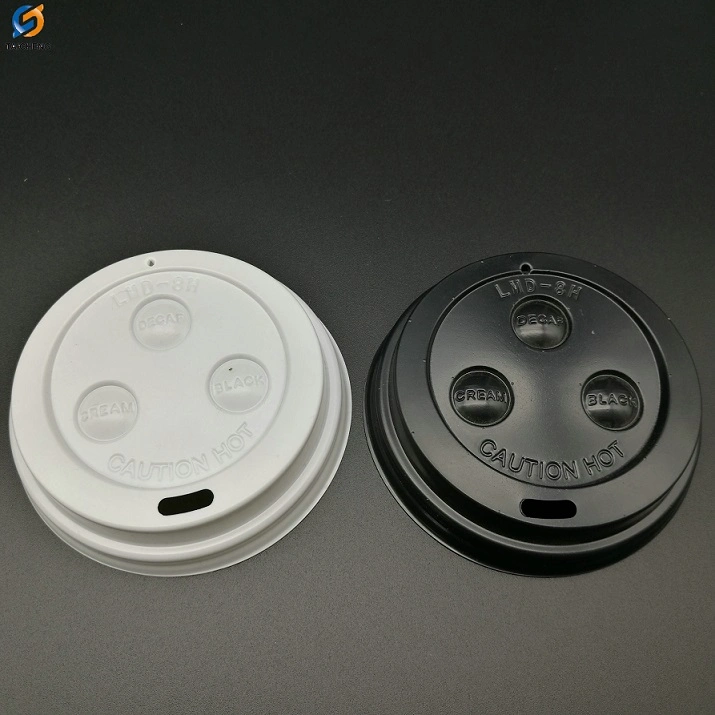 Disposable Plastic Hot Drink Paper Coffee Cup Lid