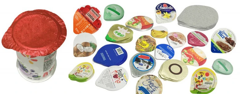 Roll Typed Aluminum Foil Lids for Sealing PVC, PP, PS, Pet, PE Yogurt Cups