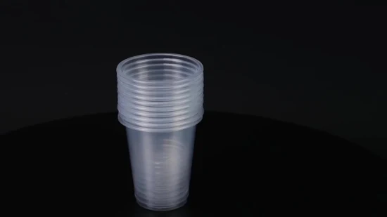 Оптовая торговля одноразовая пластиковая чашка для горячей воды из полипропилена с пользовательским цветом логотипа для холодных напитков