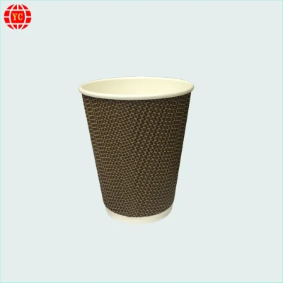 Кофейная чашка с тиснением Ripple Wall Cup на 12 унций